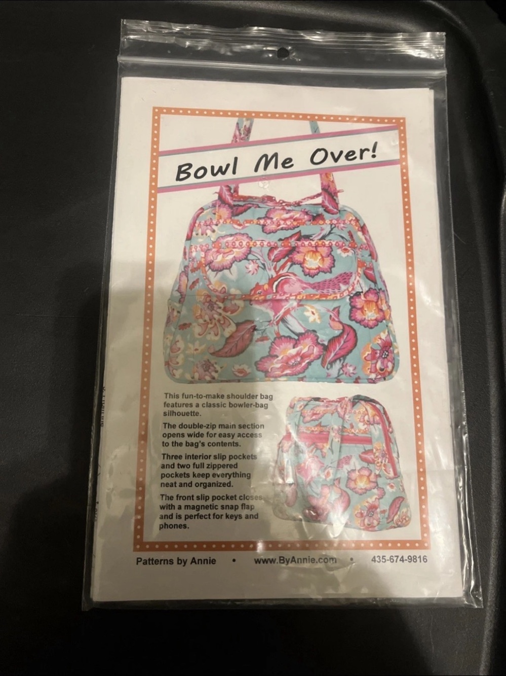 By Annie Bowl Me Over! Sewing Pattern